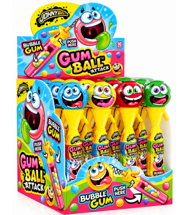 CARAMELLE GUMBALL ATTACK GUSTI ASSORTITI DA 10G. CONF. 16PZ.