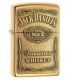 zippo jack daniel's bras con placca