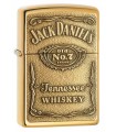 zippo jack daniel's bras con placca