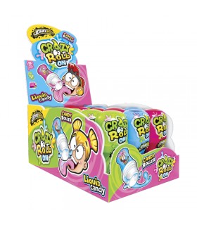CRAZY ROLL ON CARAMELLE LIQUIDE AL GUSTO FRUTTA DA ROTOLARE SULLA LINGUA DA 40ML CONF 15 PZ.