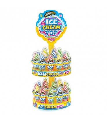 ICE CREAM POP&CANDY CON CARAMELLE JELLY E LECCA LECCA 27g EXPO DA 36 PZ.