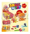 SNACK&TOY NUOVO SNACK CROCCANTE DA 20GR CON SORPRESA DENTRO CONF.12PZ