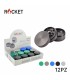 GRINDER ROCKET TRITATABACCO DIAMETRO 30 MM. 3 PARTI IN METALLO CONF. DA 12 PZ.