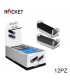 ROLLING MACHINE IN PLASTICA ROCKET PER SIGARETTE 70 MM. EXPO 12 PZ. ASSORTITI