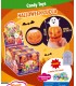 ZUCCA DI HALLOWEEN GIOCATTOLO CON LUCE ARANCIONE E CARAMELLE ALL'INTERNO AL GUSTO TUTTI FRUTTI Pz 12 x 3g