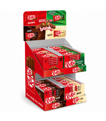 KIT KAT ESPOSITORE QUADRIETTO DA BANCO 96PZ
