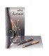 EXPO KIT BAGUTTA 6 PENNE REGALO ( 3 SFERE E 3 ROLLER ) TRATTO DI STILE RAME E CANNA DI FUCILE HK6010 B