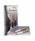 EXPO KIT BAGUTTA 4 PENNE REGALO ( 2 SFERE E 2 ROLLER ) TRATTO DI STILE BICOLORE E RAME  HK6003