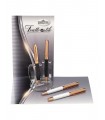 EXPO KIT BAGUTTA 4 PENNE REGALO ( 2 SFERE E 2 ROLLER ) TRATTO DI STILE BICOLORE E RAME  HK6003
