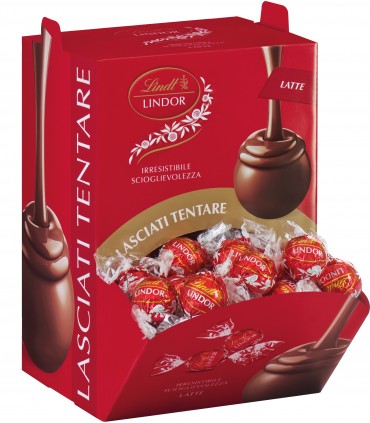 BOULES LINDOR LINDT LATTE 12g EXPO A BOCCA DI LUPO 96 PZ.
