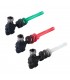 Pipette champ high in vetro con braciere a forma di teschio blisterata singolarmente con retine di ricambio espositore da 12pz