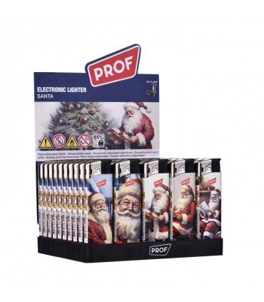 ACCENDINO ELETTRONICO PROF NATALE  CONF. 50 PZ ASSORTITI CON 5 FANTASIE