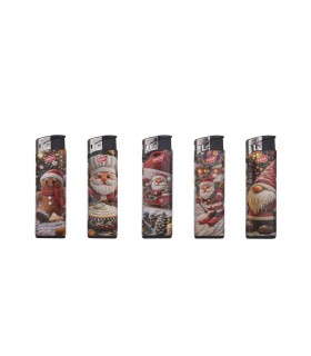 ACCENDINO ELETTRONICO PROF NATALE  CONF. 50 PZ ASSORTITI CON 5 FANTASIE