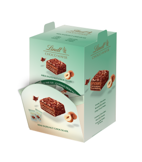 LINDT MINI CHOCO WAFER CIOCCOLATO AL LATTE E NOCCIOLA EXPO A BOCCA DI LUPO DA 50PZ