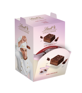 LINDT MINI CHOCO WAFER CIOCCOLATO FONDENTE EXPO A BOCCA DI LUPO DA 50PZ
