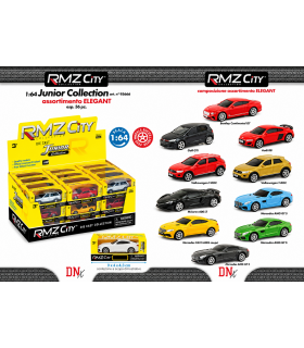 Auto city junior selezione di diverse auto sportive SCALA 1:64 ESPOSITORE DA 36PZ