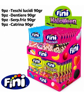 EXPO HALLOWEEN FINI CARAMELLE BUSTINA 90GR DA 36PZ. assortite