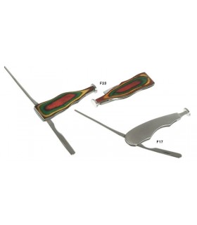 CURAPIPE LUBINSKI ACCIAIO INOX E RIVESTITO IN LEGNO MULTISTRATO F23
