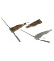 CURAPIPE LUBINSKI ACCIAIO INOX E RIVESTITO IN LEGNO MULTISTRATO F23