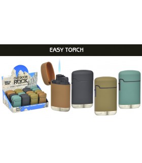 ACCENDINI LUBINSKI EASY TORCH 8 OUTDOOR ROCK JET FLAME ALTISSIMA QUALITA' – 4 COLORI WWJ105
