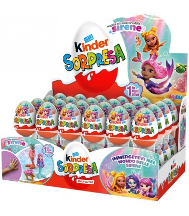 KINDER SORPRESA MERMAIDS COLLECTION CONF.48 PZ.