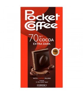 FERRERO POCKET COFFEE TAVOLETTA 70% CACAO ECTRA DARK DA 90GR