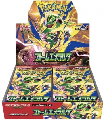 CARTE COLLEZIONABILI POKEMON STORM EMERALD CONF. DA 30 BUSTINE CON 5 CARTE  BOX GIAPPONESE