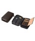 trousse DA viaggio SUPER LUSSO LUBINSKI x 4 Churchill  IN PELLE DI vitello BROWN MI518