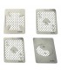 BOFIL GRINDER CARDS GRATTUGIA TASCABILE DA 0.3MM IN ACCIAIO INOX CONF. DA 20 PZ.