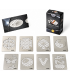 BOFIL GRINDER CARDS GRATTUGIA TASCABILE DA 0.3MM IN ACCIAIO INOX CONF. DA 20 PZ.
