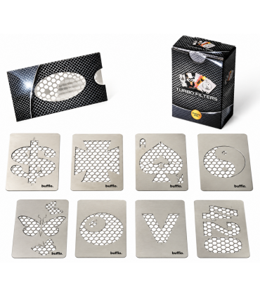 BOFIL GRINDER CARDS GRATTUGIA TASCABILE DA 0.3MM IN ACCIAIO INOX CONF. DA 20 PZ.