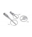 forbice LUBINSKI tagliasigari IN ACCIAO  inox grande con scatola regalo FT51