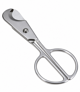 forbice LUBINSKI tagliasigari IN ACCIAO  inox grande con scatola regalo FT51