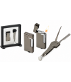 set x pipa LUBINSKI – accendino REGALO e curapipe acciaio WP211