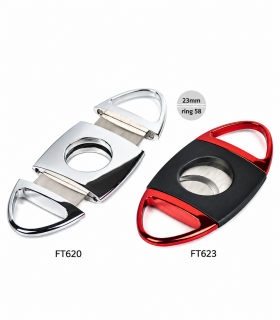 tagliasigari  LUBINSKI bilama 58 ring. nero/rosso LUSSO  FT623