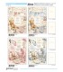 Biglietto Marpimar NASCITA BIMBO E BIMBA con foil ORO conf. 12 pz. assortiti