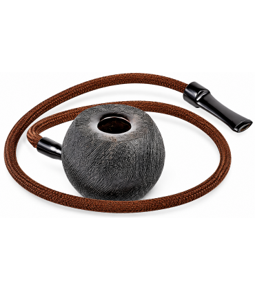 PIPA DA TAVOLO  BARREL LUBINSKI IN RADICA PETTINATA CONFEZIONATA IN SCATOLA DA REGALO