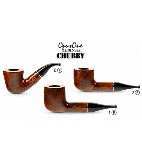 PIPA LUBINSKI Opus One Chubby orange bocc.metacril fin.lucida – f. 9mm MOD. 1