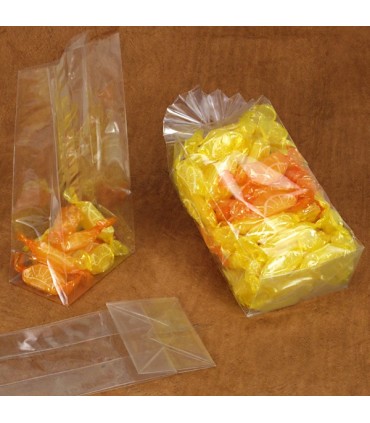 Buste Fondo Quadro Trasparenti mis. 14x34 cm conf. da 100 pz.