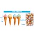 CONI GELATO MERINGA INCARTATI SINGOLARMENTE DA 10 GR. EXPO DA 60 PZ.