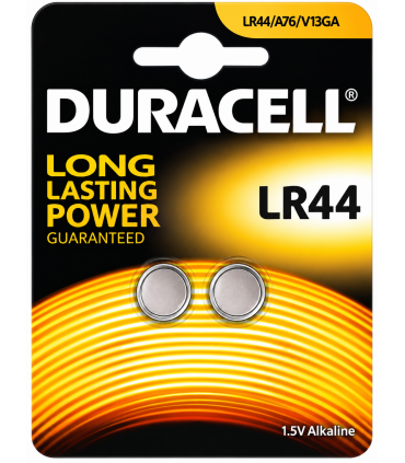 Pila Duracell a bottone  LR44  conf. 10 blister da 2 pz.