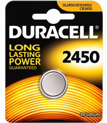 Pila Duracell a bottone 2450  conf. da 10 blister