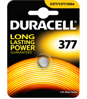 Pila Duracell a bottone  377  conf. da 10 blister