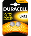 Pila Duracell a Bottone LR43 conf. 10 blister da 2 pz