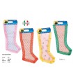Calza TULLE FLAVIA ASSORTITA IN 4 COLORI (ROSA,GIALLO,VERDE,ROSSO) CONF. DA 15 PZ.