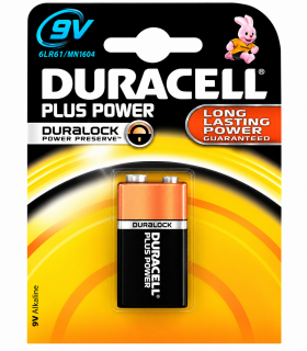 Duracell Plus  9 Volt conf. da 10 blister