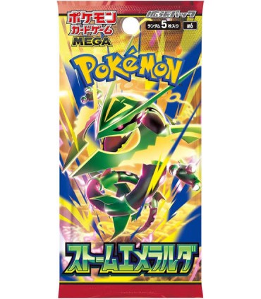 CARTE COLLEZIONABILI POKEMON STORM EMERALD CONF. DA 30 BUSTINE CON 5 CARTE  BOX GIAPPONESE