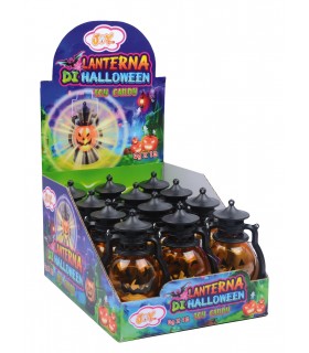 LANTERNA DI HALLOWEEN CON CARAMELLA DA 3GR CONF.12PZ