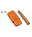 PORTASIGARI LUBINSKI quadro IN cuoio PER 2 PZ. Corona COLORE avana 19 x 140 mm  MB291402A