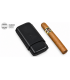 PORTASIGARI LUBINSKI quadro IN cuoio PER 3 PZ. Corona COLORE nero 19 x 140 mm MB291403N